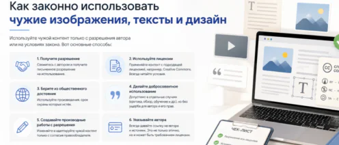 Как законно использовать чужие изображения, тексты и дизайн
