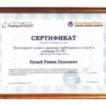 Сертификат 2 - Русый Роман Павлович