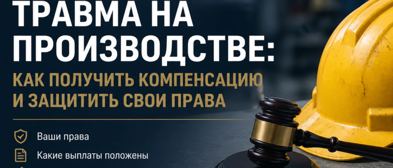 Юрист Колесникова Наталья Петровна объясняет: Травма на производстве: как получить компенсацию и не потерять деньги