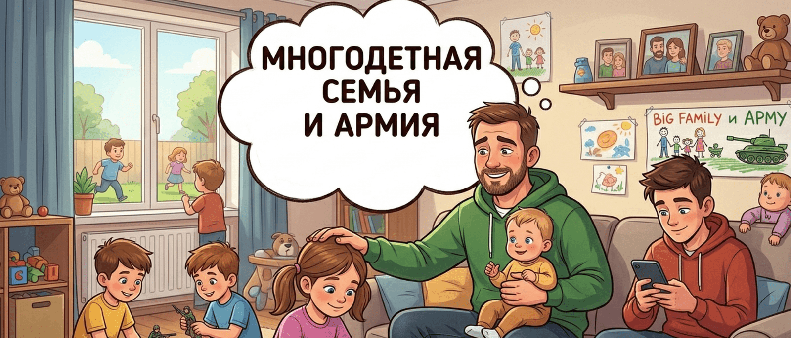 Юрист Волков Александр Александрович объясняет: Многодетная семья и армия