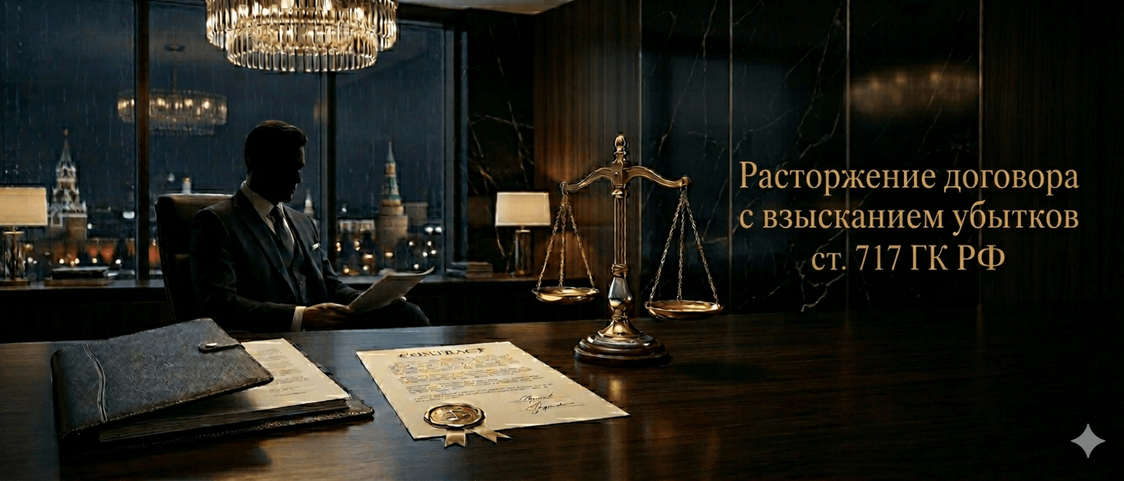 Адвокат Алексеенко Анатолий Владимирович объясняет: Расторжение договора с взысканием убытков или неустойки за нарушение сроков/качества (ст. 717 ГК РФ)