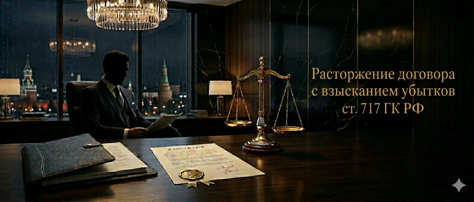 Адвокат Алексеенко Анатолий Владимирович объясняет: Расторжение договора с взысканием убытков или неустойки за нарушение сроков/качества (ст. 717 ГК РФ)