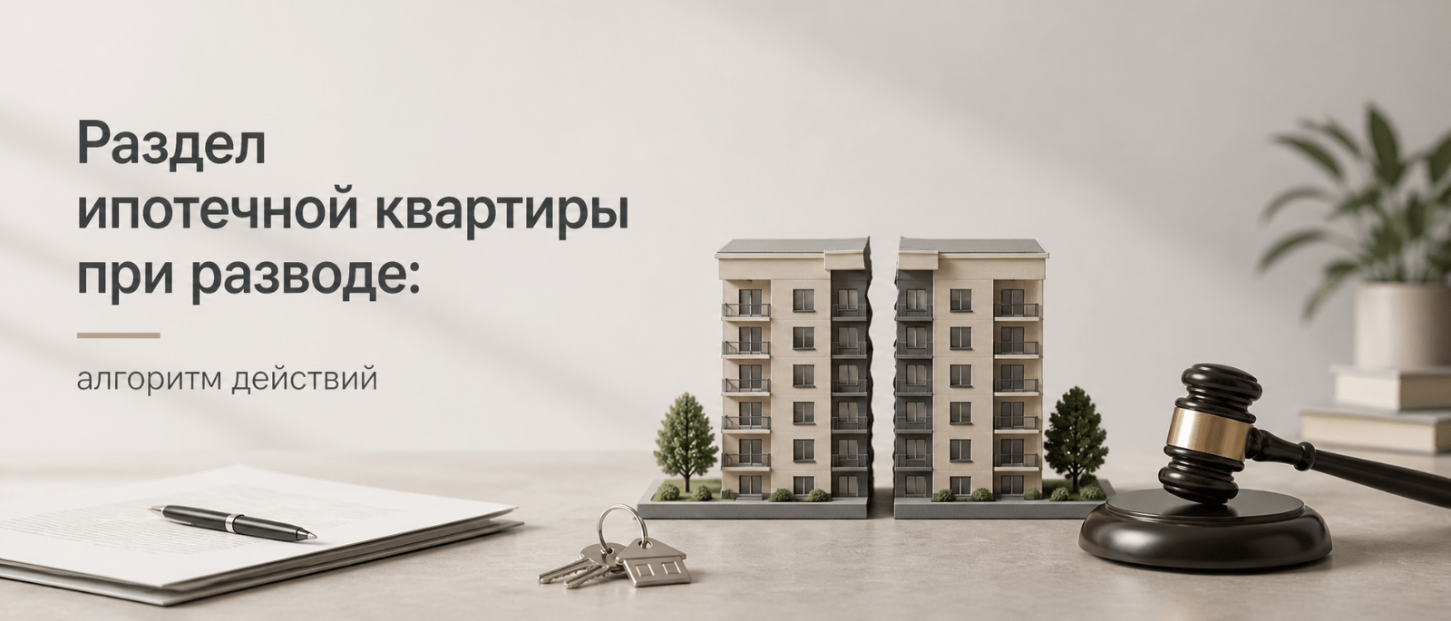 Адвокат Боярских Марина Владимировна объясняет: Раздел ипотечной квартиры при разводе: алгоритм действий