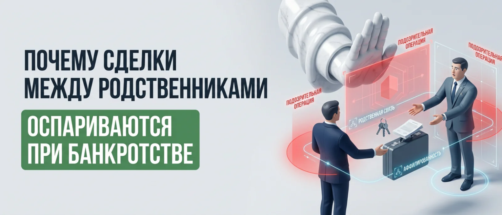 Юрист Немков Николай Владимирович объясняет: Почему сделки между родственниками часто оспариваются при банкротстве