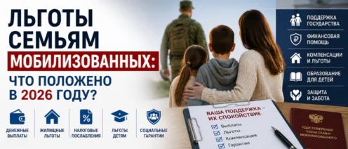 Льготы семьям мобилизованных: что положено в 2026
