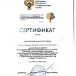 Сертификат 18.11.2016 - Прусовская Анна Сергеевна