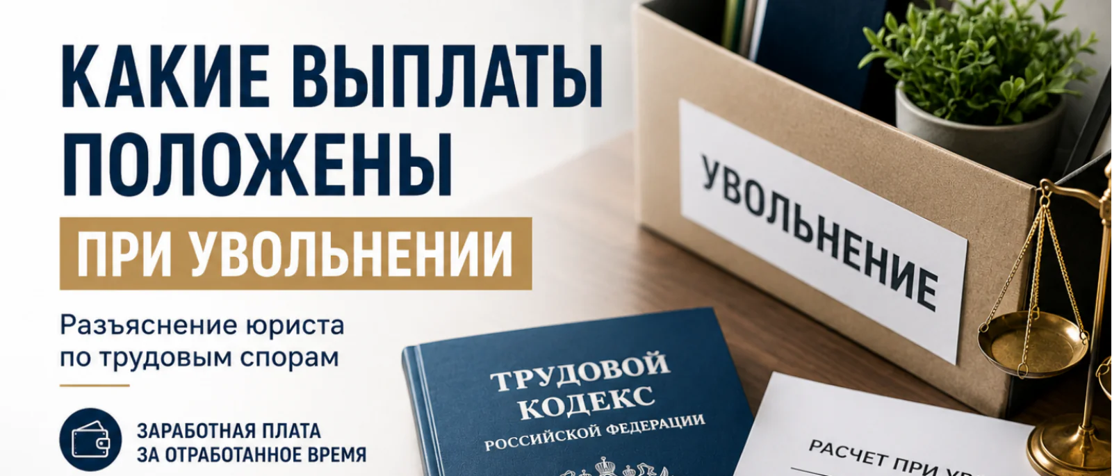 Юрист Колесникова Наталья Петровна объясняет: Какие выплаты положены при увольнении: разъяснение юриста по трудовым спорам
