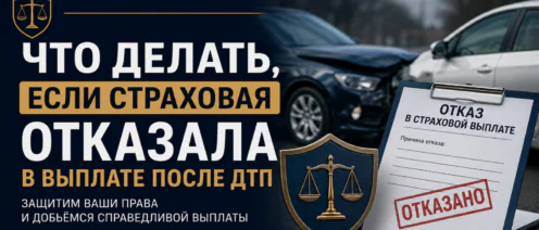 Что делать, если страховая отказала в выплате после ДТП