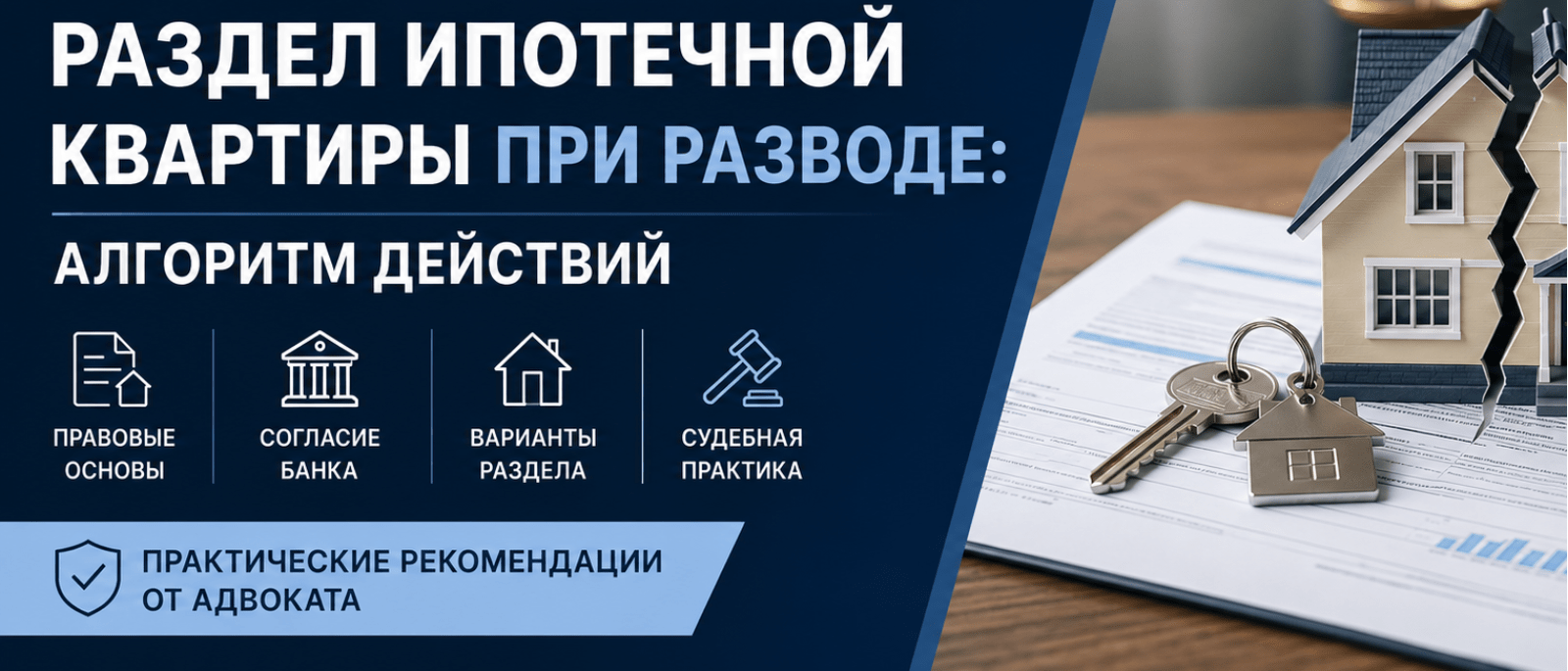 Адвокат Горбанева Мария Геннадьевна объясняет: Раздел ипотечной квартиры при разводе: алгоритм действий