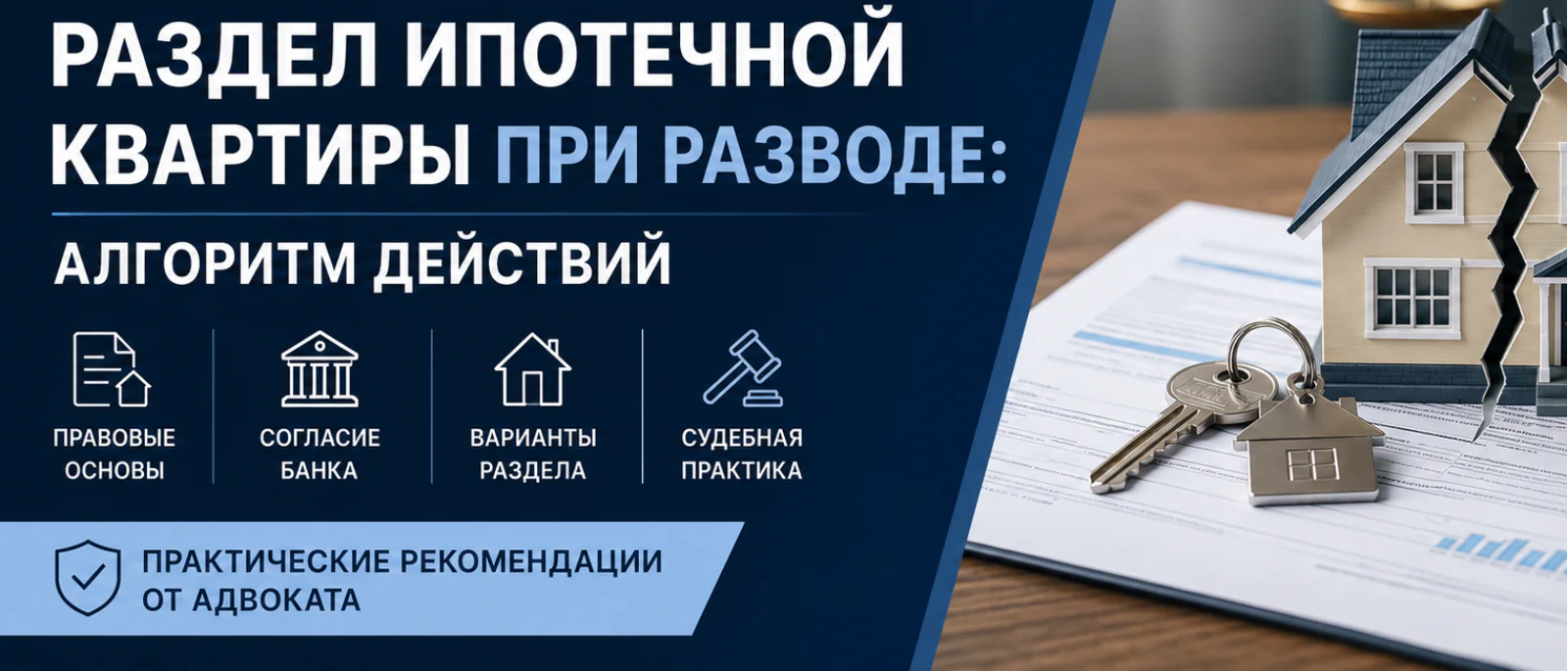 Адвокат Горбанева Мария Геннадьевна объясняет: Раздел ипотечной квартиры при разводе: алгоритм действий