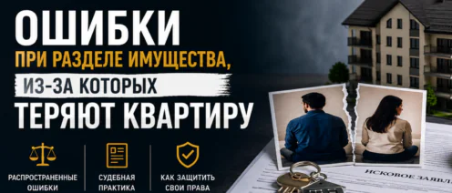 Ошибки при разделе имущества, из-за которых теряют квартиру