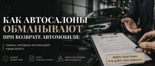 Как автосалоны обманывают при возврате автомобиля: схемы, которые используют чаще всего