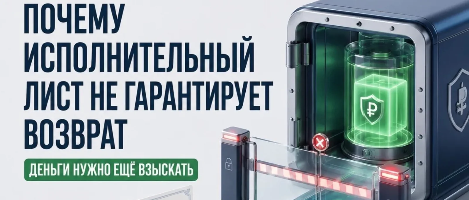 Юрист Немков Николай Владимирович объясняет: Почему исполнительный лист не гарантирует возврат денег