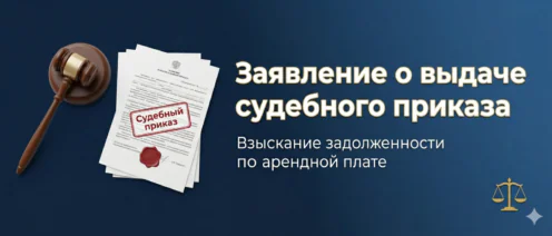 Заявление о выдаче судебного приказа о взыскании задолженности по арендной плате
