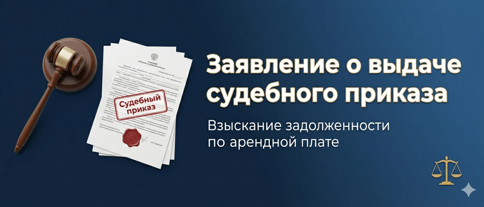 Адвокат Алексеенко Анатолий Владимирович объясняет: Заявление о выдаче судебного приказа о взыскании задолженности по арендной плате