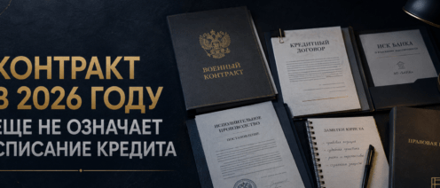 Мобилизованный заключил контракт в 2026 году: когда долг по кредиту можно списать, а когда каникулы
