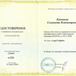 Диплом английский - Куницкая Елизавета Владимировна