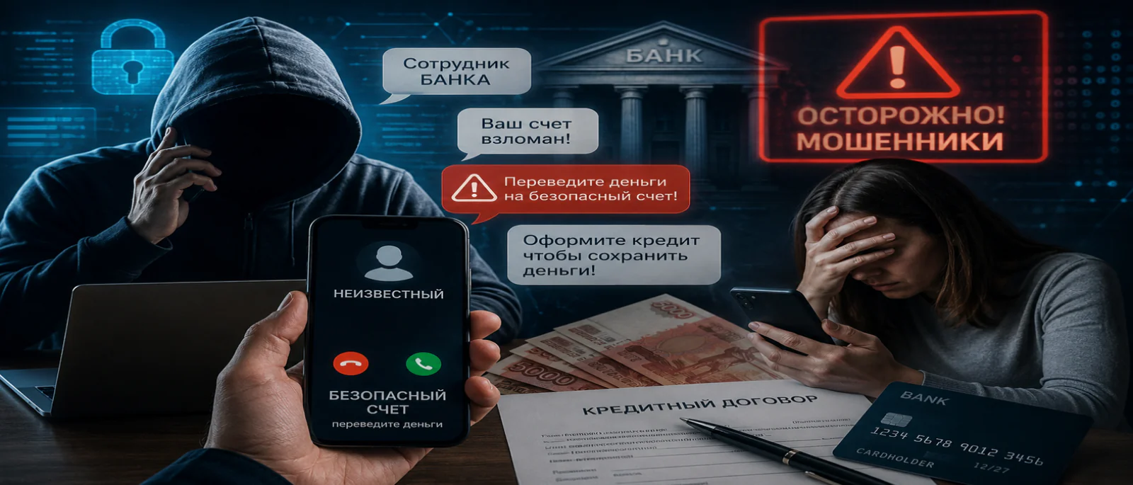 Адвокат Мансуров Нияз Раушанович объясняет: Виды мошенничества и Как защитить свои права при столкновении с финансовым мошенничеством