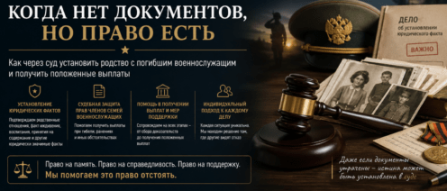 Как через суд установить родство с погибшим военнослужащим и получить положенные выплаты