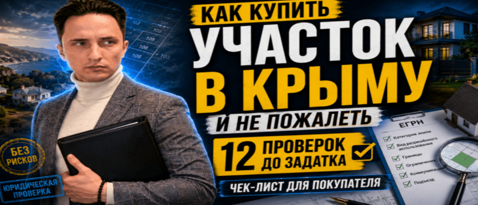 Юрист Остапенко Ярослав Владимирович объясняет: Как купить участок в Крыму и не пожалеть: 12 проверок до задатка