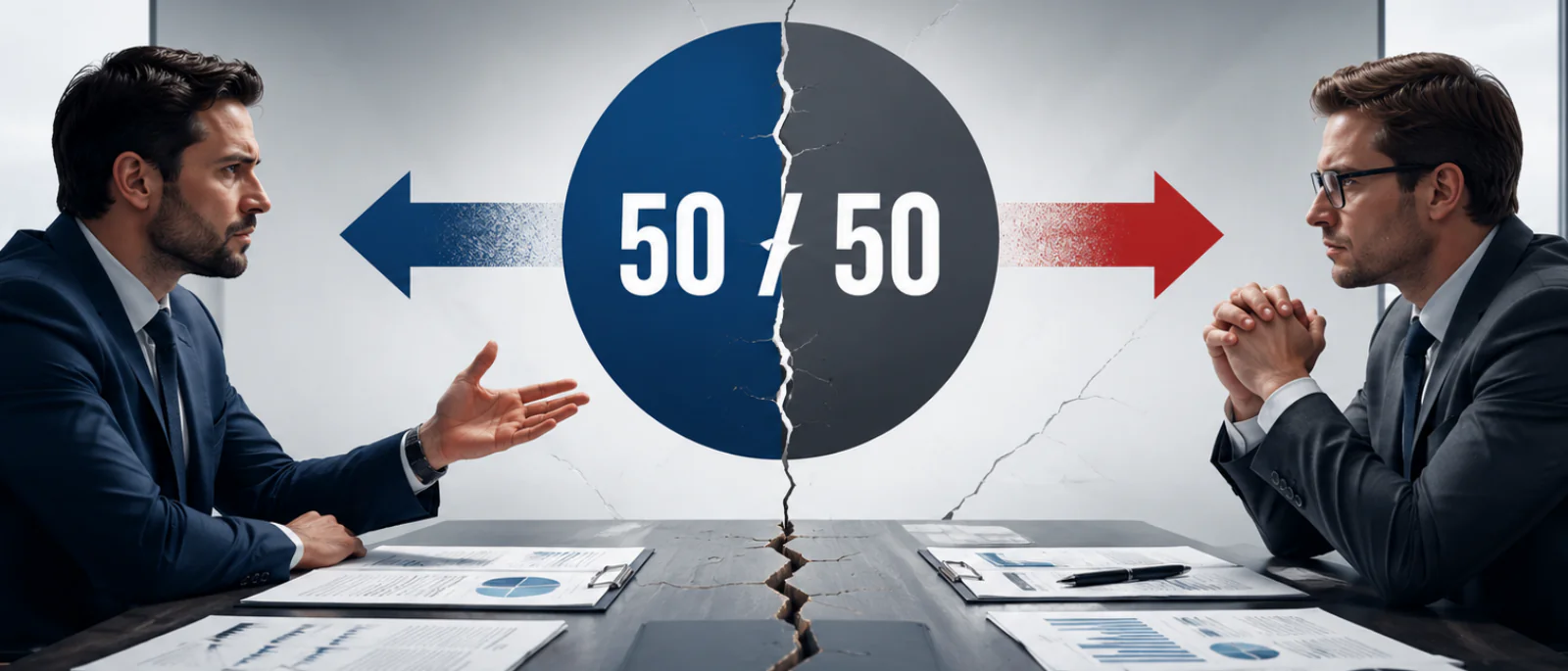Юрист Клеблеева Найля Равильевна объясняет: Доля 50/50 в бизнесе: почему «равное партнёрство» часто заканчивается конфликтом