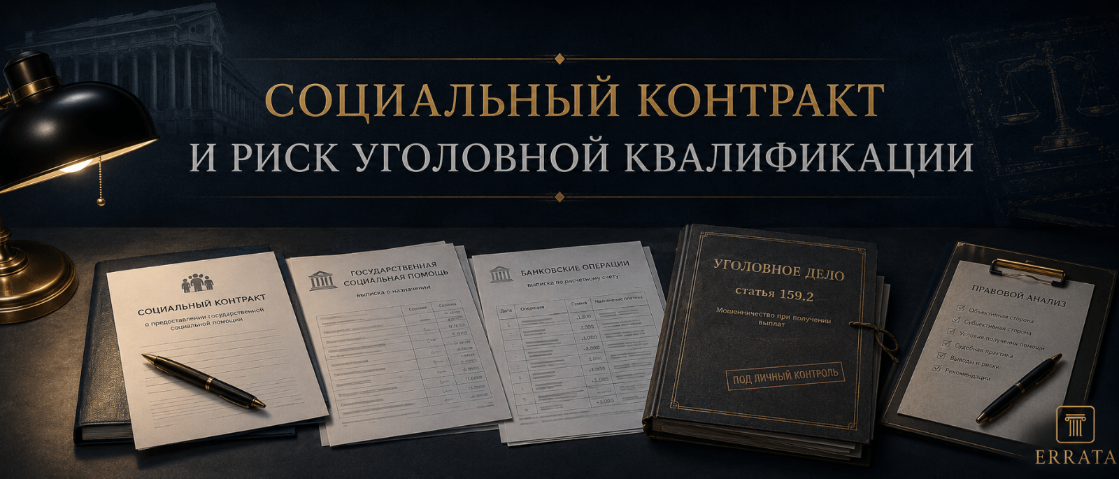 Адвокат Владимиров Вячеслав Викторович объясняет: Правовые риски уголовной квалификации при получении государственной помощи по социальному контракту