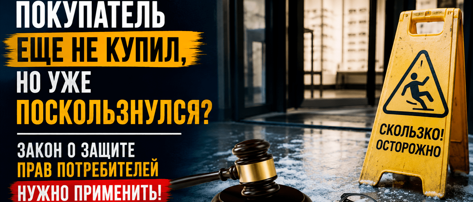 Юрист Воропаев Дмитрий Александрович объясняет: Покупатель ещё не купил — но уже получил травму