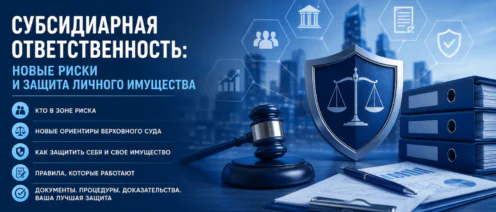 Субсидиарная ответственность в 2026 году: кто оказался в зоне риска и как защитить личное имущество