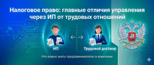Налоговое право: главные отличия управления через ИП от трудовых отношений