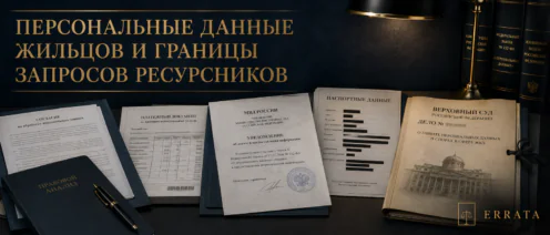 ВС РФ отказал ресурсоснабжающей организации в получении персональных данных жильцов из МВД