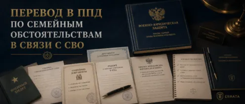 Перевод военнослужащего в ППД при службе или гибели близкого родственника в СВО