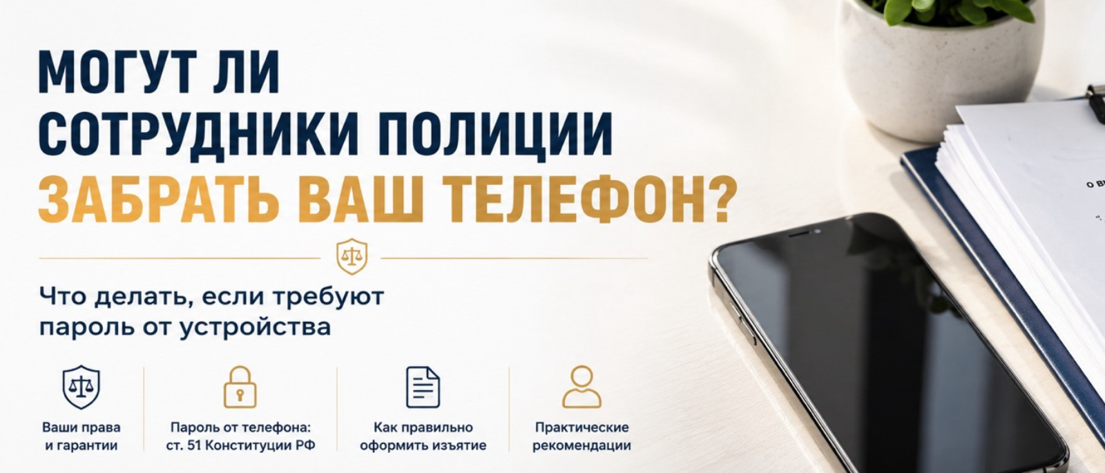 Адвокат Иванцов Сергей Анатольевич объясняет: Могут ли сотрудники полиции забрать ваш телефон
