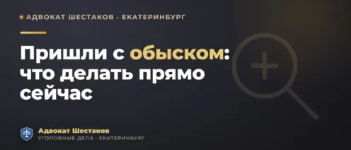 Что делать при обыске прямо сейчас — пошаговая инструкция адвоката