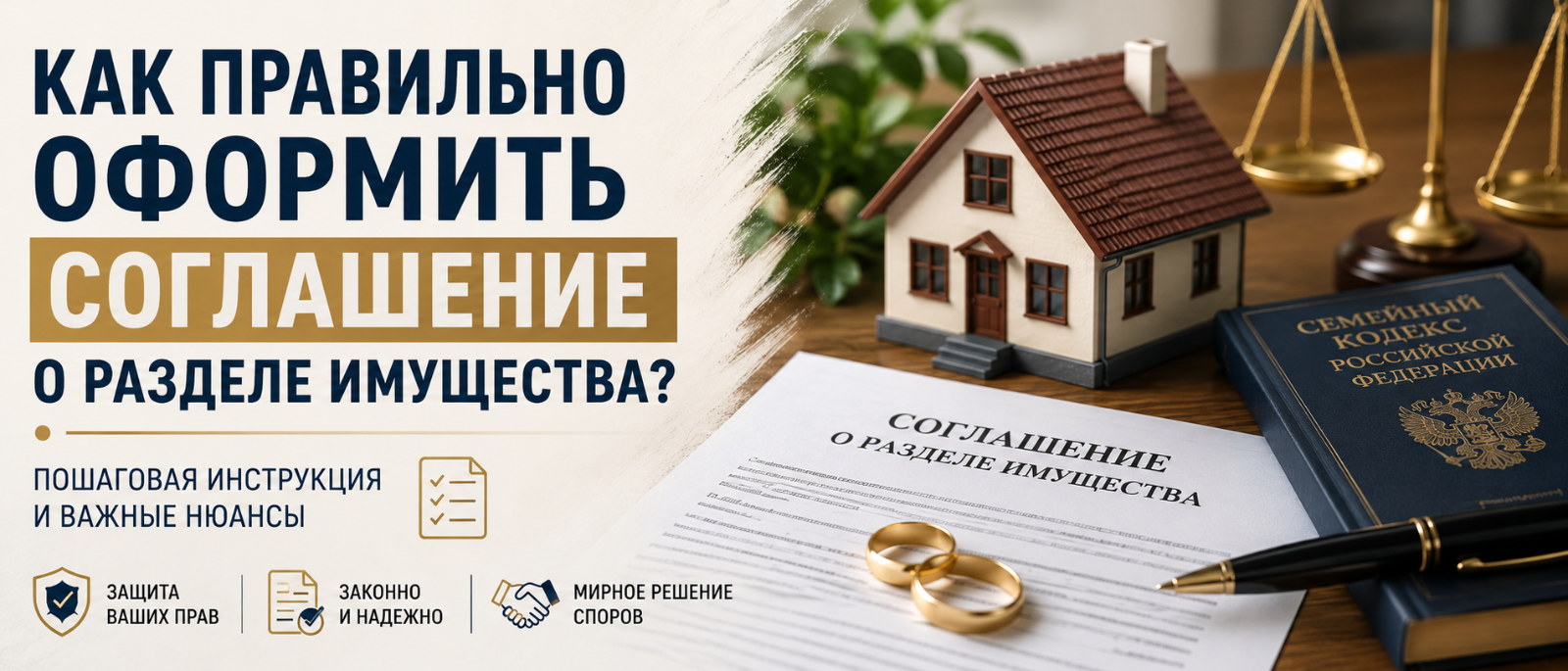 Адвокат Боярских Марина Владимировна объясняет: Как правильно оформить соглашение о разделе имущества