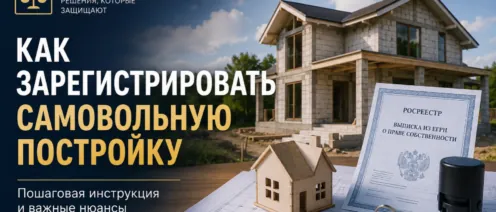 Как зарегистрировать самовольную постройку в 2026 году