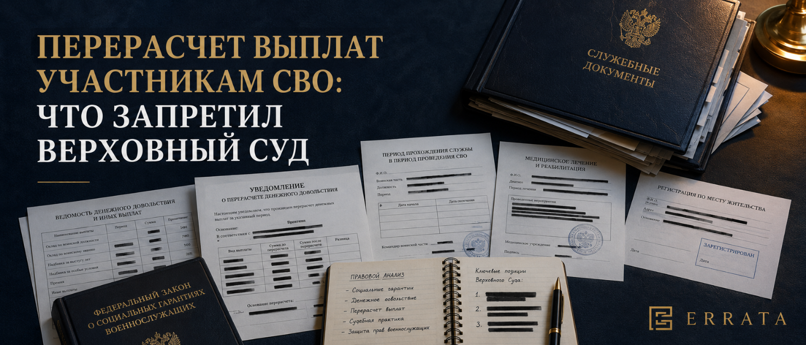 Адвокат Владимиров Вячеслав Викторович объясняет: Верховный Суд разъяснил недопустимость произвольного уменьшения выплат участникам СВО