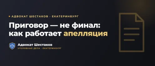 Как обжаловать приговор: апелляция по уголовному делу