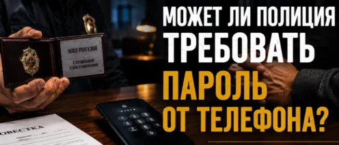 Полиция требует разблокировать телефон