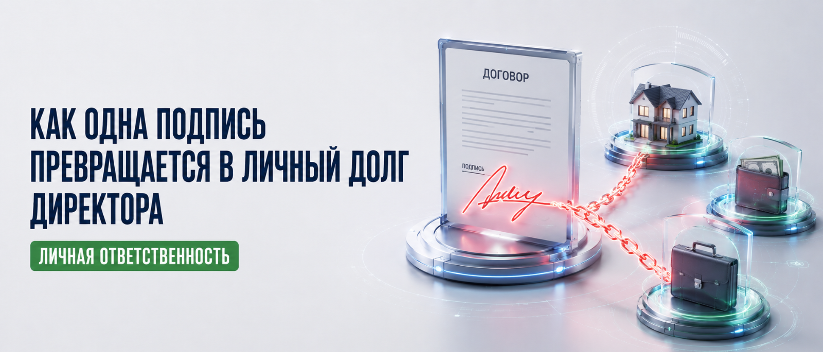Юрист Немков Николай Владимирович объясняет: Как одна подпись превращается в личный долг директора