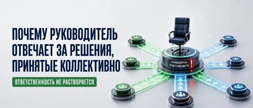 Почему руководитель отвечает за решения, принятые коллективно