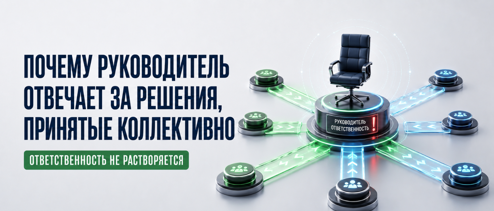 Юрист Немков Николай Владимирович объясняет: Почему руководитель отвечает за решения, принятые коллективно