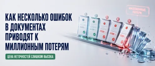 Как несколько ошибок в документах приводят к миллионным потерям
