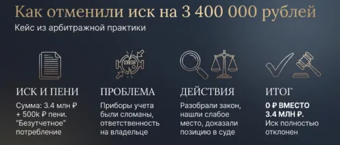 Как отбить 3 400 000 рублей у энергетического монополиста
