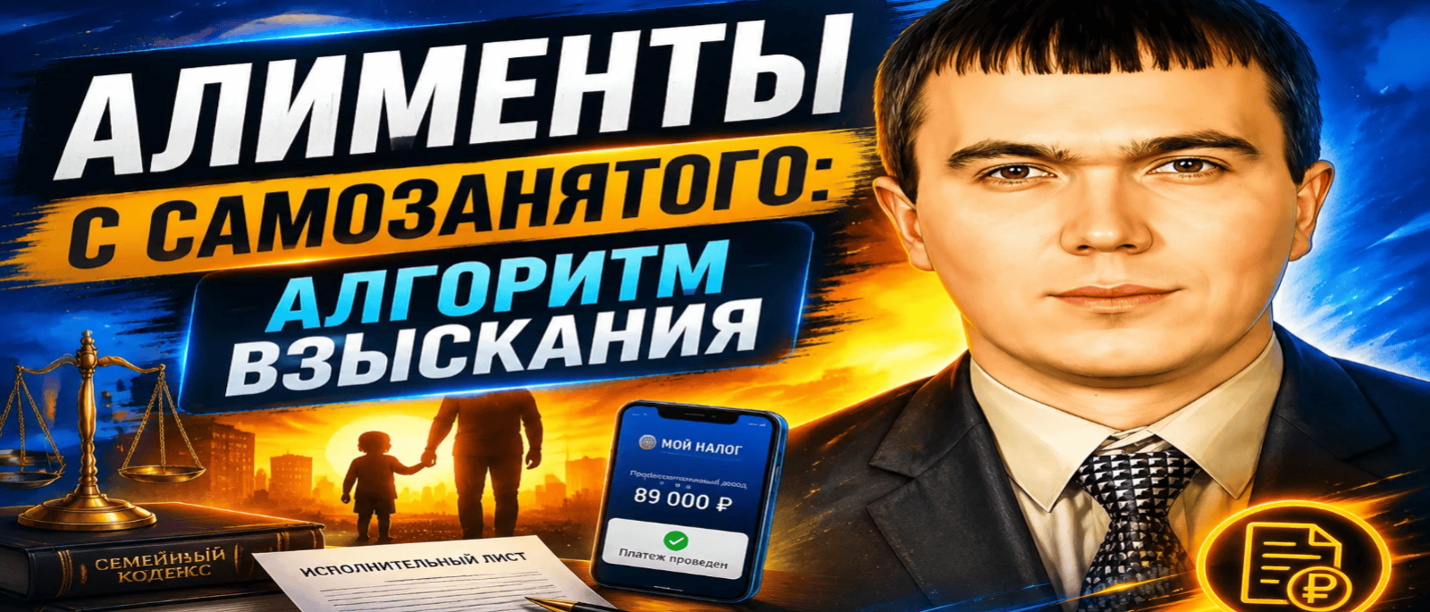 Юрист Бровко Виктор Викторович объясняет: Алименты с самозанятого: алгоритм взыскания