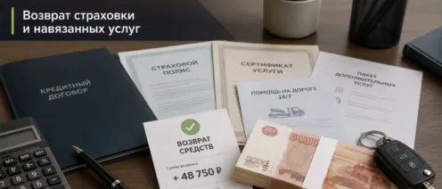 Возврат страховки и навязанных услуг по кредиту: что можно вернуть