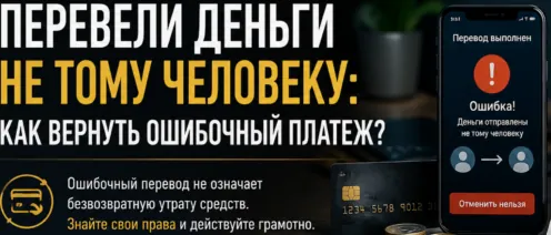 Ошибочный перевод денежных средств и можно ли вернуть деньги