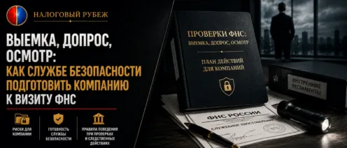 Выемка, допрос, осмотр: как службе безопасности подготовить компанию к визиту ФНС