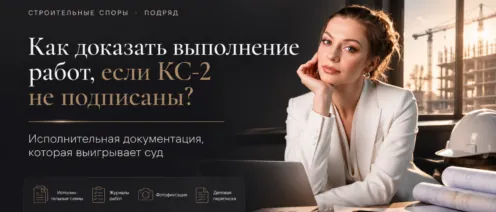 КС-2 не подписаны: как доказать выполнение работ и выиграть суд