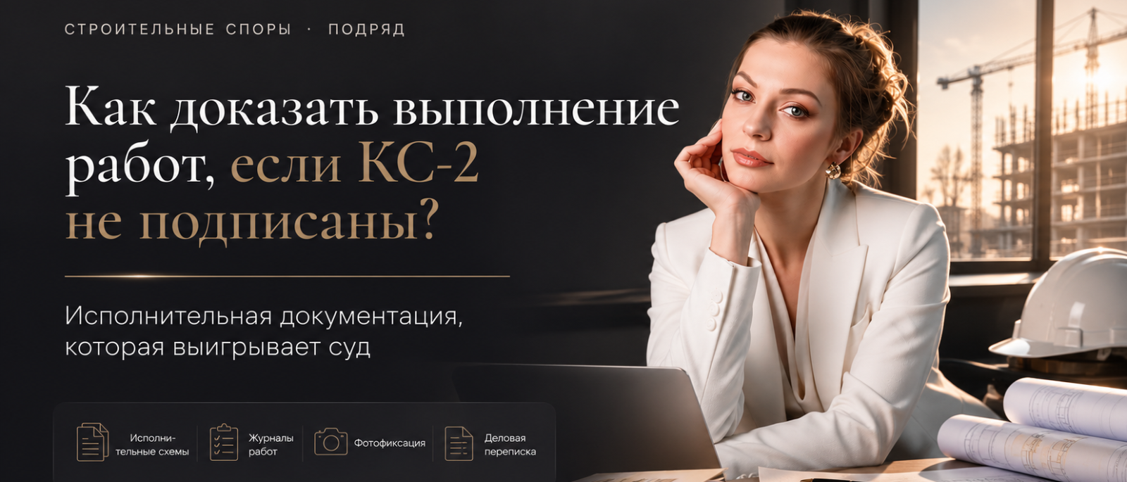 Юрист Чистякова Александра Сергеевна объясняет: КС-2 не подписаны: как доказать выполнение работ и выиграть суд