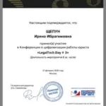 Сертификат 6 - Щепун Ирина Ибрагимовна